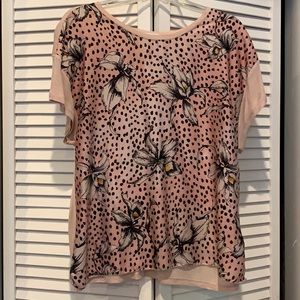 🪷Zara short sleeved blouse